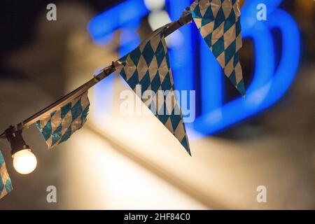 Bier, HP, Hofbräu, München Stockfoto