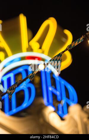 Bier, HP, Hofbräu, München Stockfoto