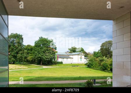 Kopenhagen, Koebenhavn, Haus der Hirschsprung Collection (Den Hirschsprungske Samling), Blick von der Nationalgalerie Dänemarks (Statens Museum for Kunst, SMK) in Seeland, Sjaelland, Dänemark Stockfoto