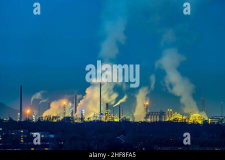 Ruhr Oel GmbH - BP Gelsenkirchen, Raffinerie, NRW, Deutschland, Stockfoto