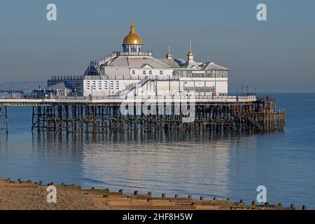 Eastboune Pier, Eastbourne, East Sussex, Großbritannien Stockfoto