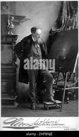 Sarony, Napoleon (1821-1896) - Wilkie Collins (1824-1889) in 1874 Fell. Stockfoto