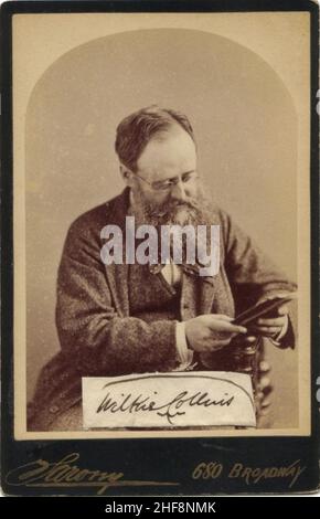 Sarony, Napoleon (1821-1896) - Wilkie Collins (1824-1889) im Jahr 1874 2. Stockfoto