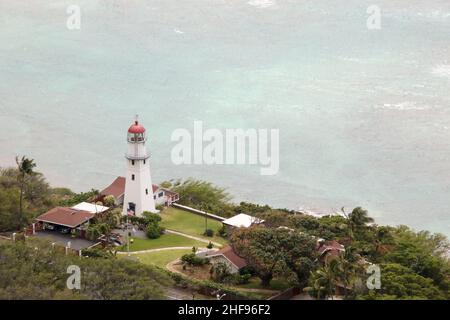 Diamond Head Krater, Oahu, Hawaii Stockfoto