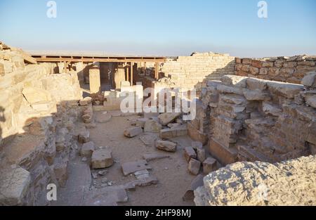 Die Mastaba aus der Dynastie 5th von Ptahshepses bei Abu Sir, Ägypten Stockfoto