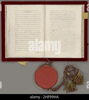 Scheidingsverdrag traf België NL-HANA 2.05.02 110G 12. Stockfoto