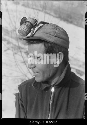 Scott's Run, West Virginia. Vincent Lopez-mexikanischen Minenarbeiter, Bertha Hohl. Stockfoto