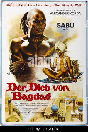 DER DIEB VON BAGDAD (1940) UNTER DER REGIE VON LUDWIG BERGER, WILLIAM CAMERON MENZIES, MICHAEL POWELL, ALEXANDER KORDA, ZOLTAN KORDA UND TIM WHELAN. Kredit: KORDA / Album Stockfoto