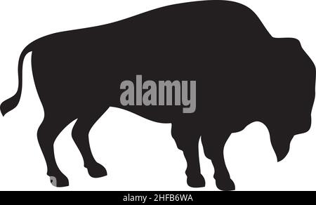 Vektor-Illustration für American Bison (Büffel) Stock Vektor
