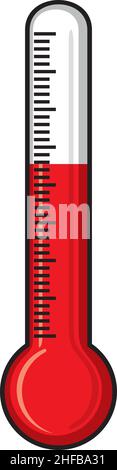 Thermometer Vector Illustration Stock Vektor