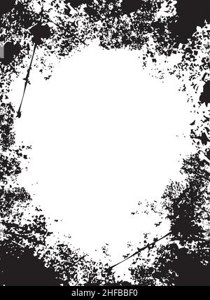 Abstrakte Grunge gemalte Hintergrundtextur. Vektorgrafik. Stock Vektor