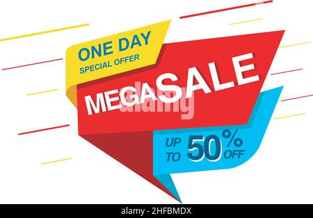 Vektor Für Sales Banner-Vorlagen Stock Vektor