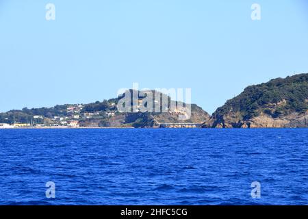 Vivara in der Nähe der Insel Procida in Italien Stockfoto