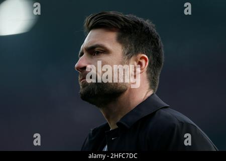 Huddersfield, Großbritannien. 15th Januar 2022. Russell Martin Manager von Swansea City in Huddersfield, Großbritannien am 1/15/2022. (Foto von Ben Early/News Images/Sipa USA) Quelle: SIPA USA/Alamy Live News Stockfoto