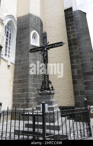 Paroisse Notre Dame Des Anges - Mahébourg Stockfoto