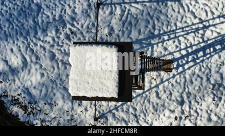 Jäger hoher Sitz Wildlife Oberservation Point Stockfoto