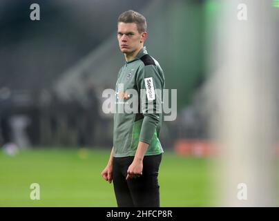 Munichgladbach, Deutschland. 15th Jan, 2022. firo : 15th. Januar 2022, Fuvuball, 1st Bundesliga, Saison 2021/2022, Gladbach, Borussia München Gladbach - Bayer 04 Leverkusen Matthias Ginter, Halbfigur Kredit: dpa/Alamy Live News Stockfoto