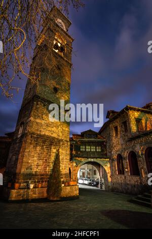 Metsovo ist ein Dorf in Epirus, in den Bergen von Pindus in Nordgriechenland, zwischen Ioannina im Norden und Meteora im Süden. Stockfoto
