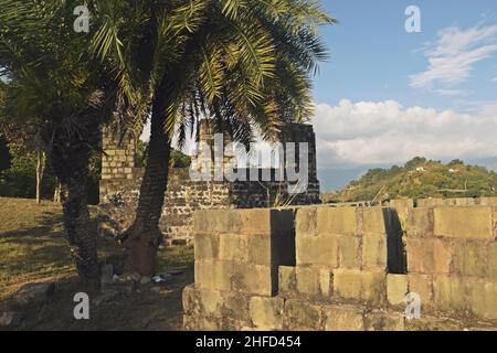 Überreste von kangra Fort, himachal pradesh Stockfoto