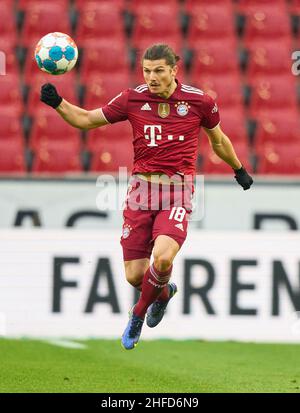 Marcel Sabitzer, FCB 18 im Spiel 1.FC KÖLN - FC BAYERN MÜNCHEN 0-4 1.Deutsche Fußballliga am 15. Januar 2022 in Köln, Deutschland Saison 2021/2022, Spieltag 19, 1.Bundesliga, 19.Spieltag, © Peter Schatz / Alamy Live News - die DFL-VORSCHRIFTEN VERBIETEN DIE VERWENDUNG VON FOTOS als BILDSEQUENZEN und/oder QUASI-VIDEO - Stockfoto