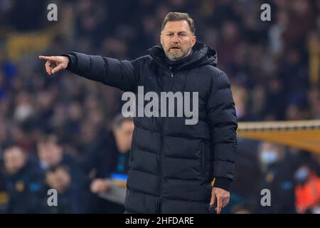 Ralph Hasenhuttl der Southampton-Manager am Spielfeldrand Stockfoto