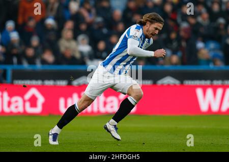 Huddersfield, Großbritannien. 15th Januar 2022. Danny ward #25 of Huddersfield Town in Huddersfield, Vereinigtes Königreich am 1/15/2022. (Foto von Ben Early/News Images/Sipa USA) Quelle: SIPA USA/Alamy Live News Stockfoto