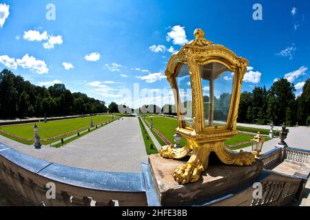 park im Schloss nymphenburg, münchen Stockfoto