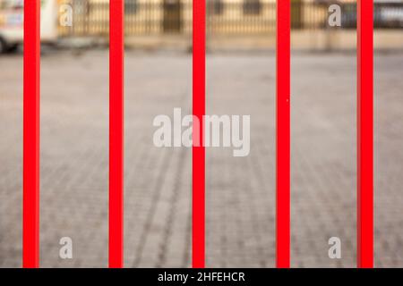 Iron Gate in harmonischen positiven Farben Stockfoto