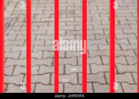 Iron Gate in harmonischen positiven Farben Stockfoto