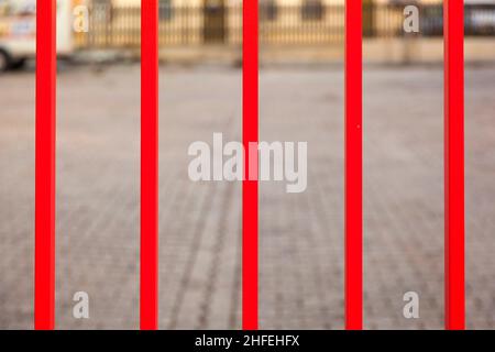 Iron Gate in harmonischen positiven Farben Stockfoto