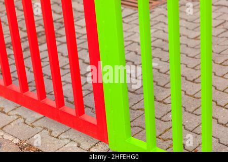 Iron Gate in harmonischen positiven Farben Stockfoto