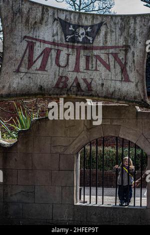 Alton Towers, wo die Magie nie endet, Bilder von höchster Qualität des besten Themenparks und der besten Achterbahnen Großbritanniens Stockfoto