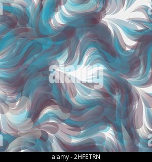 Abstrakte Perlinnoise geometrische generative computergestützte Kunstdarstellung Stock Vektor
