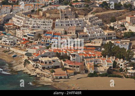 Hotelanlage in San Jose in der Provinz Almeria,Andalusien,Spanien,Europa Stockfoto