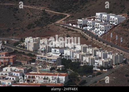 Hotelanlage in San Jose in der Provinz Almeria,Andalusien,Spanien,Europa Stockfoto