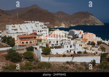 Hotelanlage in San Jose in der Provinz Almeria,Andalusien,Spanien,Europa Stockfoto