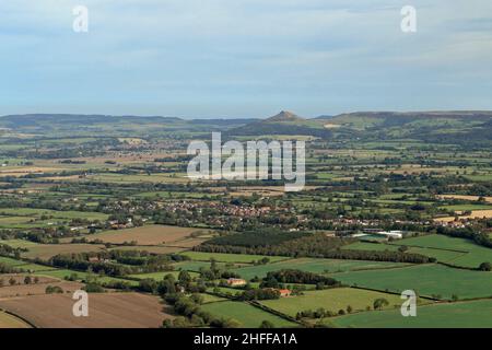 Ein Blick nach Nordosten von Cringle Moor. Stockfoto