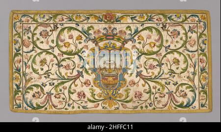 Altar frontal, Italien, 18th Jahrhundert. Stockfoto