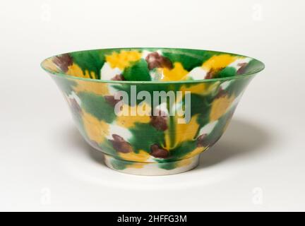 Bowl, Qing-Dynastie (1644-1911), Kangxi-Periode (1662-1722), Anfang des 18th. Jahrhunderts. Stockfoto