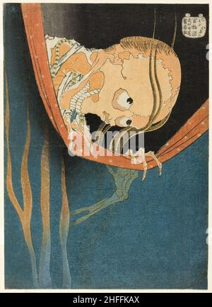 Kohada Koheiji, aus der Serie "Hundert Geistergeschichten (Hyaku monogatari)", Japan, c.. 1831. Stockfoto