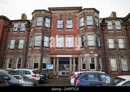 aintree Haus der ursprünglichen Verwaltung Block für aintree Universitätskrankenhaus fazakerley Liverpool England Großbritannien Stockfoto