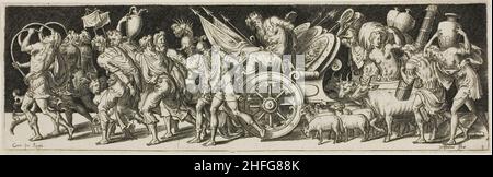 Triumphzug, aus Kämpfen und Triumphen, 1550/1572. Stockfoto