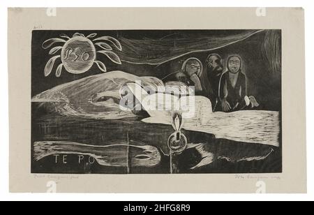 TE po (The Night), aus der Noa Noa Suite, 1893&#X2013;94, gedruckt und veröffentlicht 1921. Stockfoto