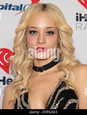 15. Januar 2022, Inglewood, Caliofrnia, USA: Michelle Joy besucht iHeartRadio Alter EGO präsentiert von Capital One. (Bild: © Billy Bennight/ZUMA Press Wire) Stockfoto