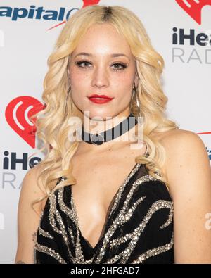 15. Januar 2022, Inglewood, Caliofrnia, USA: Michelle Joy besucht iHeartRadio Alter EGO präsentiert von Capital One. (Bild: © Billy Bennight/ZUMA Press Wire) Stockfoto