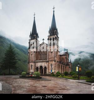 Basilika von Covadonga, Asturien, Spanien Stockfoto