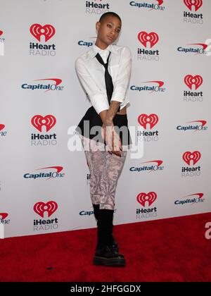 15. Januar 2022, Inglewood, Caliofrnia, USA: Willow Smith besucht iHeartRadio Alter EGO, präsentiert von Capital One. (Bild: © Billy Bennight/ZUMA Press Wire) Stockfoto
