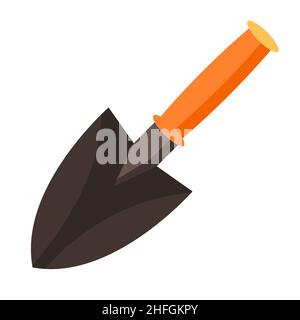 Abbildung der Schaufel. Gartengeräte und -Geräte. Stock Vektor