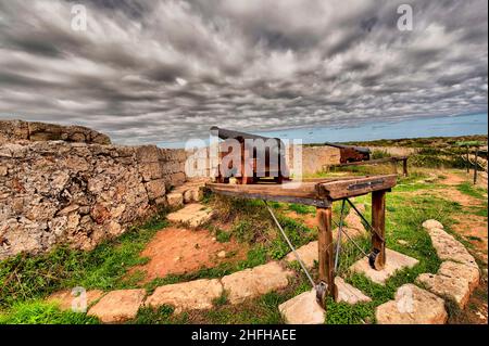 Landschaften von Menorca auf den Balearen - Spanien Stockfoto