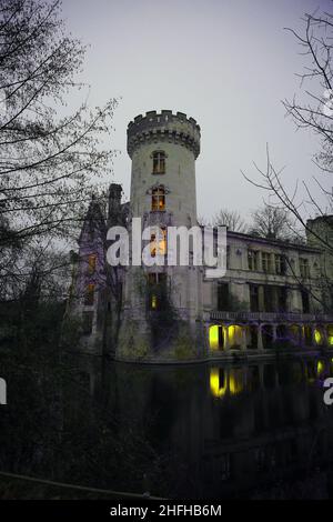 Chateau de la Mothe Chandeniers Stockfoto